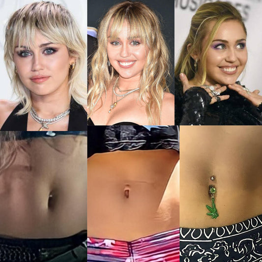 Celebrities like Miley Cyrus, Demi Lovato and Sophie Turner all have belly button piercings