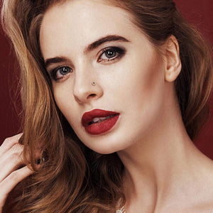 Flower CZ L Shaped Nose Rings