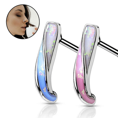 L Shaped Nose Studs