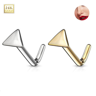 Triangle L Shaped Nose Studs