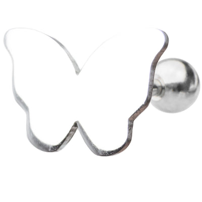 Rook Tragus Barbell 16G Butterfly Design Cartilage Piercing Barbell