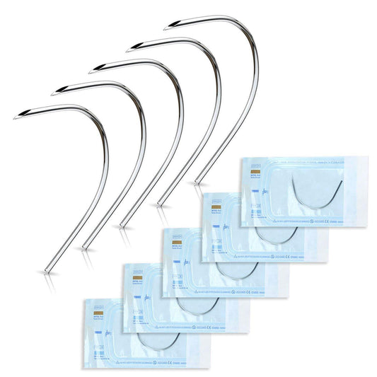 Curved Piercing Needles Perfect to pierce Ear Nose Belly Nipple Eyebrow Labret