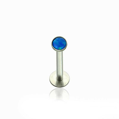 Labret Monroe Push In design with Soft Enamel Back for Comfort and Opalite Synth