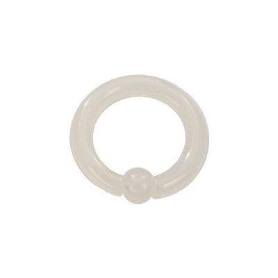 Captive Glowing in the Dark Acrylic Ball Ring Ear