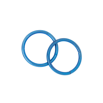 Seamless Piercing Hoops - Pair of 16ga Cartilage, Nose, Rook, Daith, Septum Hoop