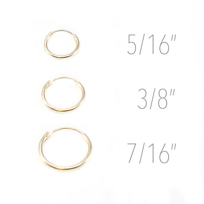 Hinged Hoop Earring Vintage Look Gold Plated 22G Perfect for Nose, Cartilage