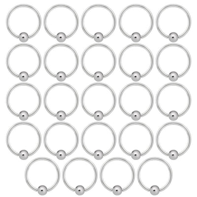Package of 24 Captive Bead Rings 16G Surgical Steel