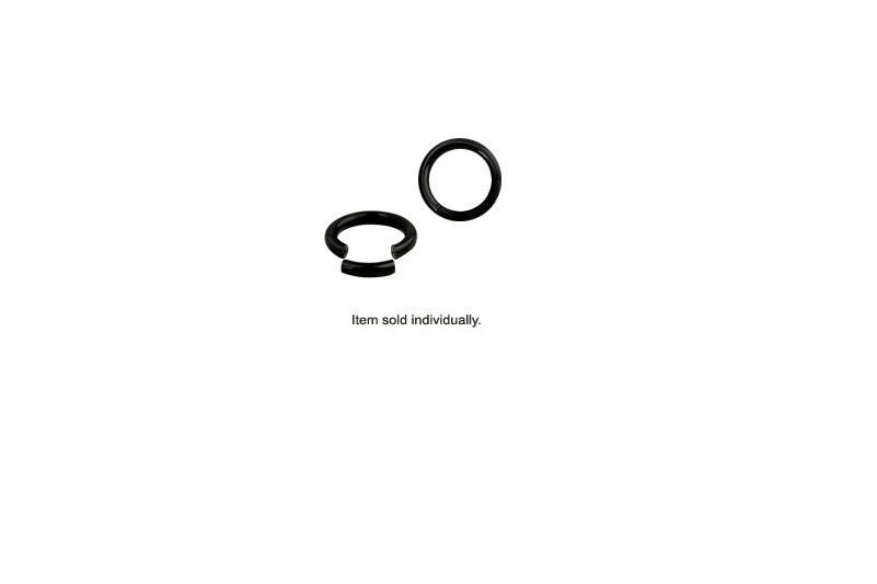 Anodized Titanium Over Surgical Steel Segment Ring (14 & 16 Gauge)