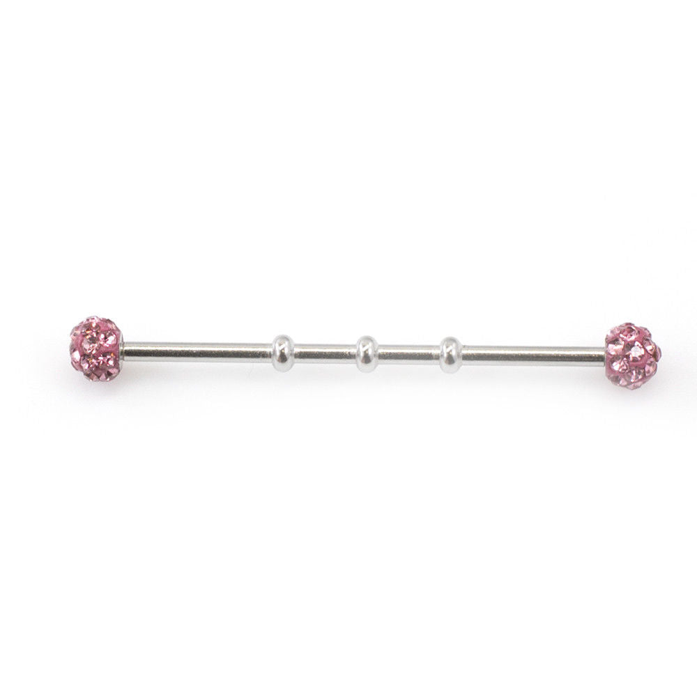 Industrial Barbell with Ferido Ball 14G