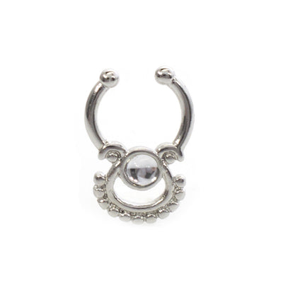 Septum Hanger with bottom fan Design 8 mm Drop Length