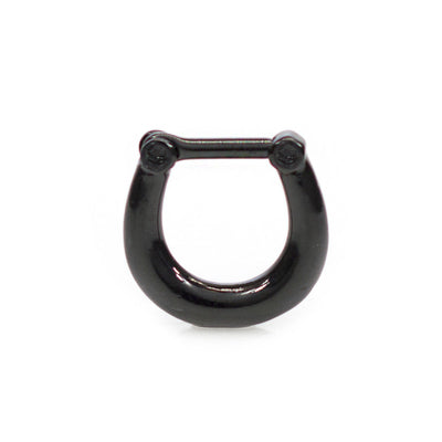 Septum Clicker Ring with Polish Surface 16g Cartilage Septum Tragus Rook