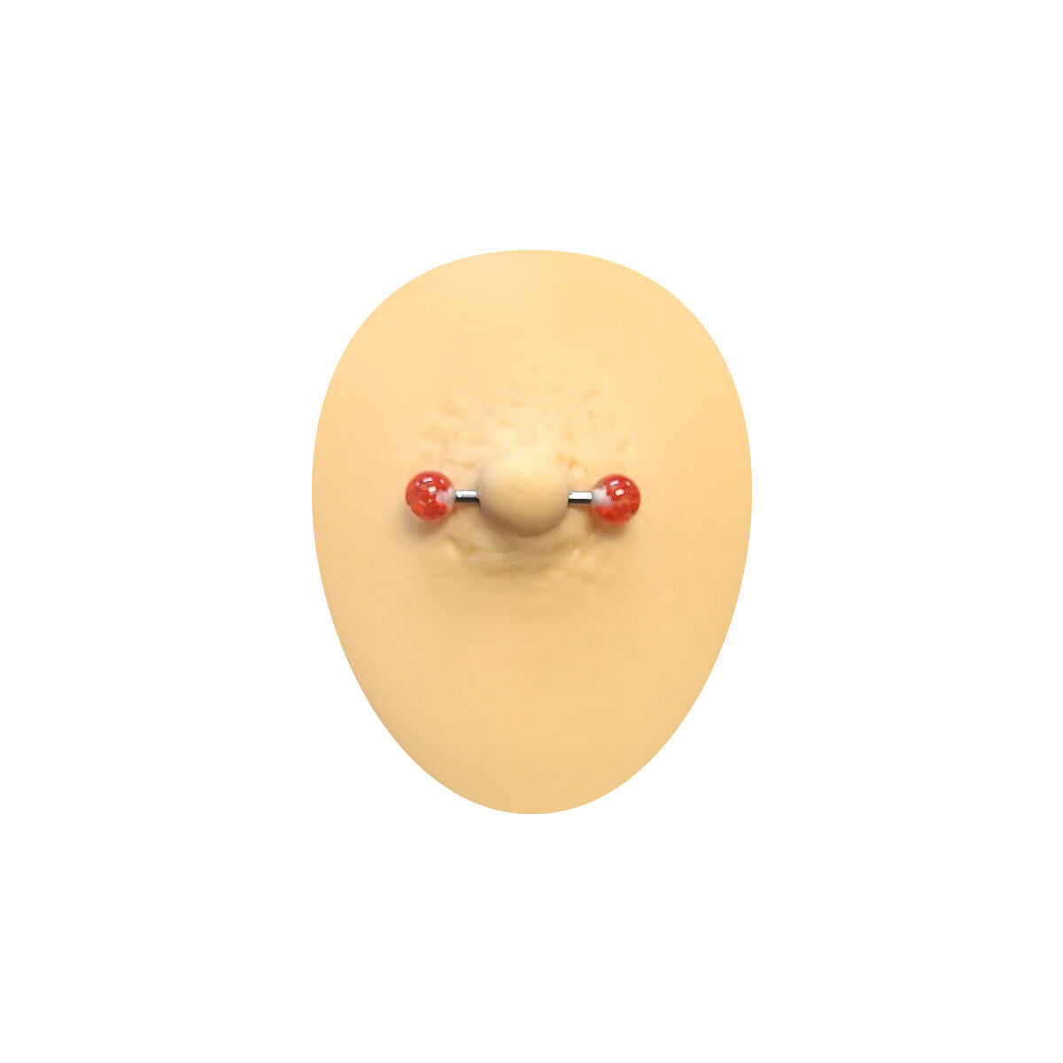 12 Pack Nipple Tongue Rings Acrylic Ball Splatter Design Surgical Steel 14 Gauge