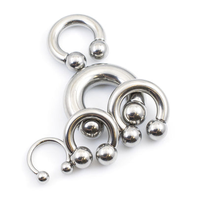 Horseshoe Jewelry made of surgical steel multiple gauges and sizes available