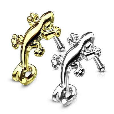 Nose Bone Stud Gecko Nose Crawler Surgical Steel 20ga- Sold Each