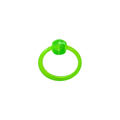UV Neon Acrylic Circular Captive Bead Ring 14g - Sold as a Pair