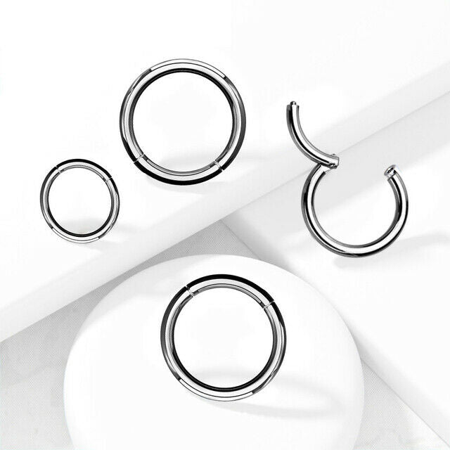 Hoop ring Implant Grade Titanium Hinged Segment Rings