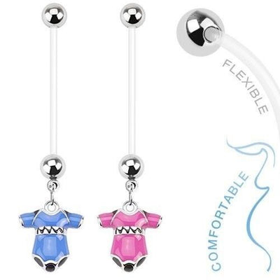 Maternity Dangle Belly Ring Boy Girl