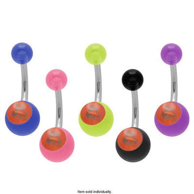 Acrylic "Do Me!!" Logo Belly Button Ring