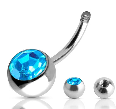 15 Pcs 14G Belly Button Rings Belly Rings for unisex Belly Piercing Jewelry