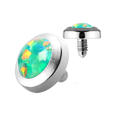 Dermal Anchor Top with Opal - 4 Color Options