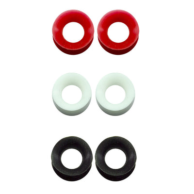 3 Pairs of Thin Silicone 2G-1/2"inch Glow in the Dark Flexible Ear Skin Tunnels