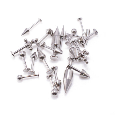 Labret Monroe 20PCS 14G & 16G Surgical Steel  Randomly Pick