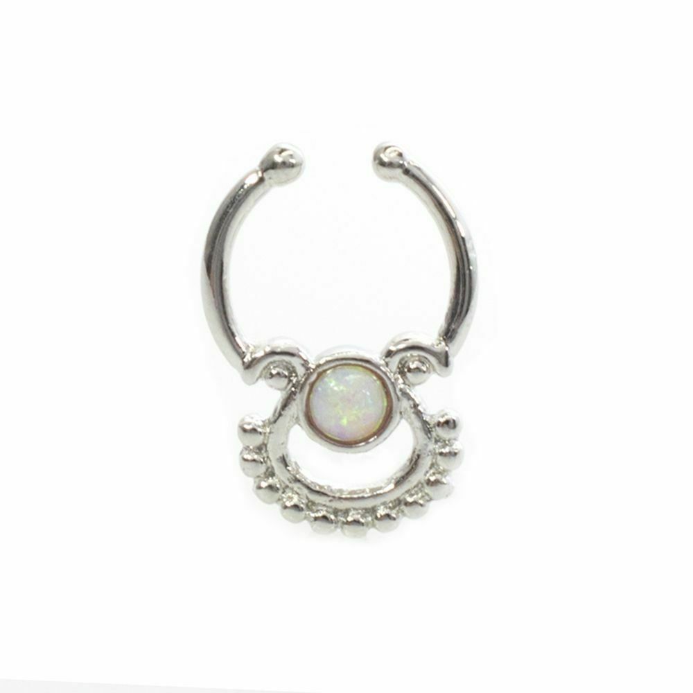 Non-Piercing Septum Ring 316L Surgical Steel- Variety-Sold Each