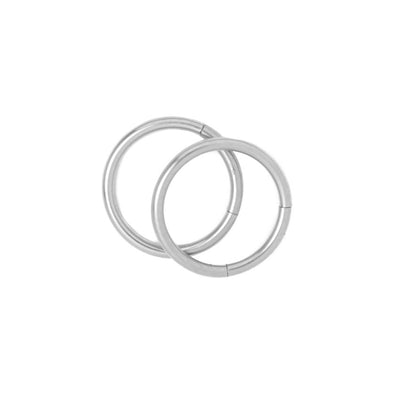 Seamless Piercing Hoops - Pair of 16ga Cartilage, Nose, Rook, Daith, Septum Hoop