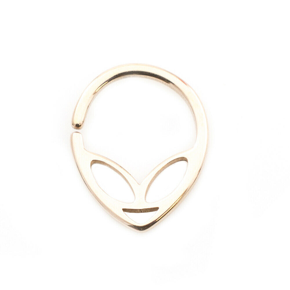 Alien Bendable Hoop Rings For Nose Septum Ear Cartilage, Daith made of Surgical