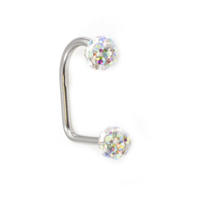 Lippy Loop Surgical Steel Lip Ring with Ferido Ball 16G