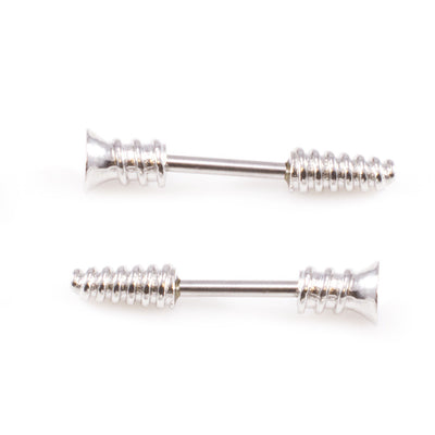 Nipple Ring Shields and Barbells Unique Designs Made of Surgical Steel 14G
