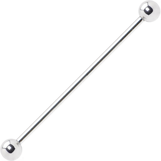 Surgical Steel Straight Industrial Barbell 16G - 4 Lengths Available
