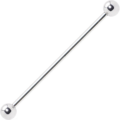 Surgical Steel Straight Industrial Barbell 16G - 4 Lengths Available