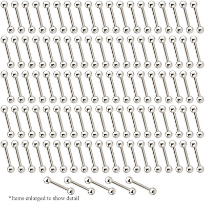 Wholesale Straight 14ga 18mm 3/4 Piercing Barbell Lot of 100
