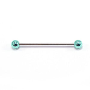 14 Gauge Industrial Barbell Cartilage Earring Body Jewelry Surgical Steel