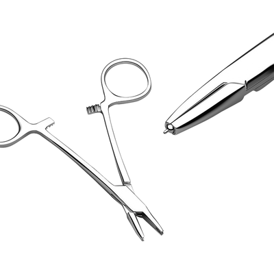 Dermal Anchor Holder Tube Hemostat Forceps For Dermal Tops Piercing Tools