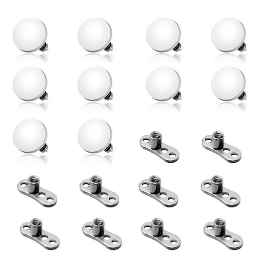 Flat Dermal top and Anchor pack of 10