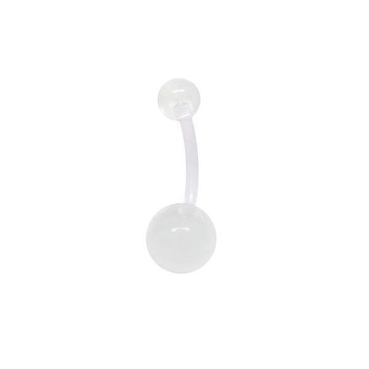 Clear Acrylic Belly Button Retainer