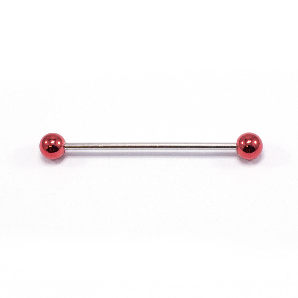 14 Gauge Industrial Barbell Cartilage Earring Body Jewelry Surgical Steel