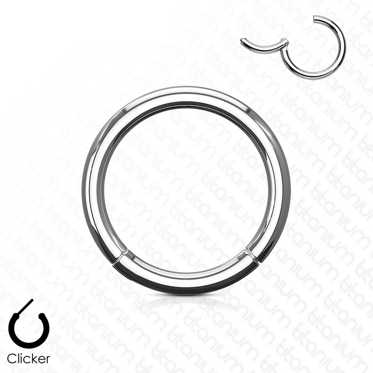 Hoop ring Implant Grade Titanium Hinged Segment Rings