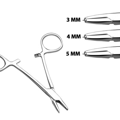 Dermal Anchor Holder Tube Hemostat Forceps For Dermal Tops Piercing Tools