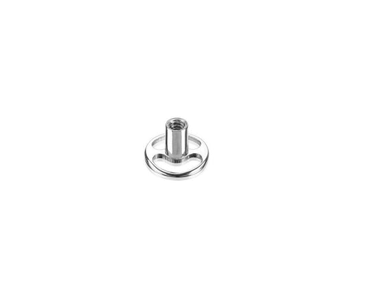 Dermal Anchor with Round Base G23 Titanium - 2mm 2.5mm 3mm Rise Available
