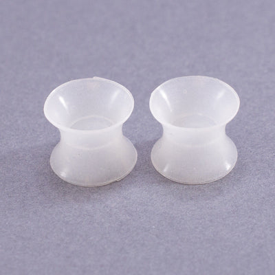 Ear Plugs / Tunnels Sold by Pair made of Soft Thin Silicone Glow in the dark