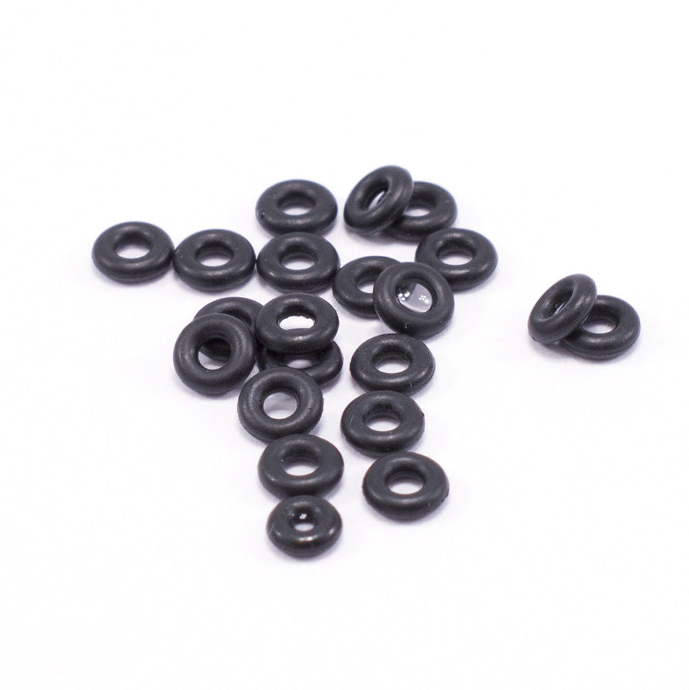 O-Ring Package of 20 Black Rubber Perfect for Tunnels Plugs Tapers Retainer