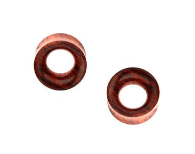 Tunnels Organic Sawo Wood Flared Sold as a Pair Large Gauge - Wholesale