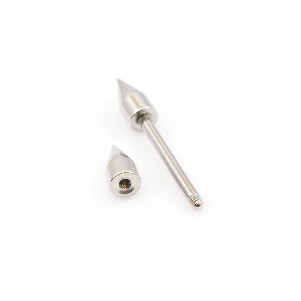 Straight Barbell with Spike end Pack of 16 with Randomly Pick Spike length 14g