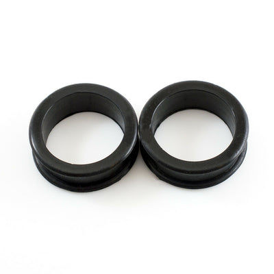 Black ear tunnels soft silicone perfect for daily usage Large sizes