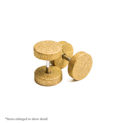 18G Fake Cheater Ear Plugs - Sold in Pairs - 3 Color Options - Vintage Finish