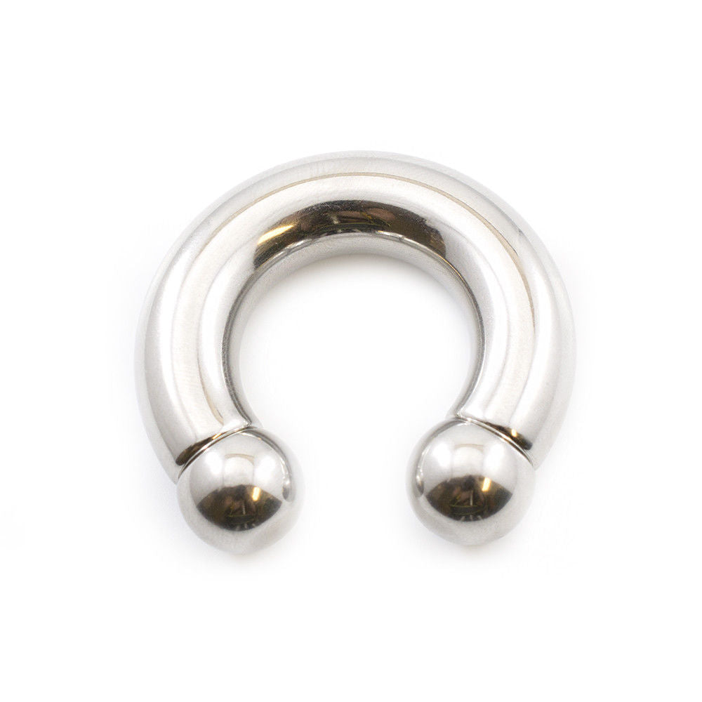 Horseshoe Jewelry 00 Gauge (10 mm) Perfect for Prince Albert Internally Threaded
