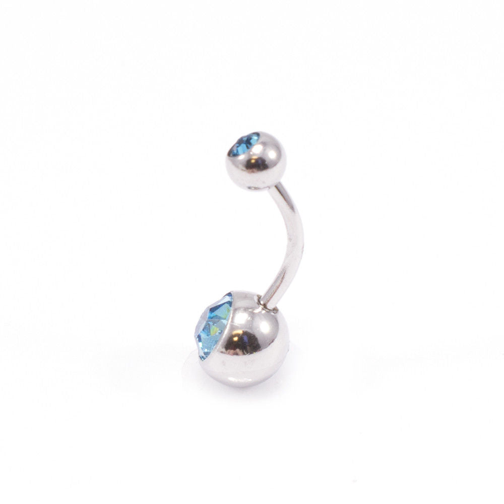 BodyJewelryOnline 10 pc Pck Belly Button Rings Naval Piercing Surgical Steel